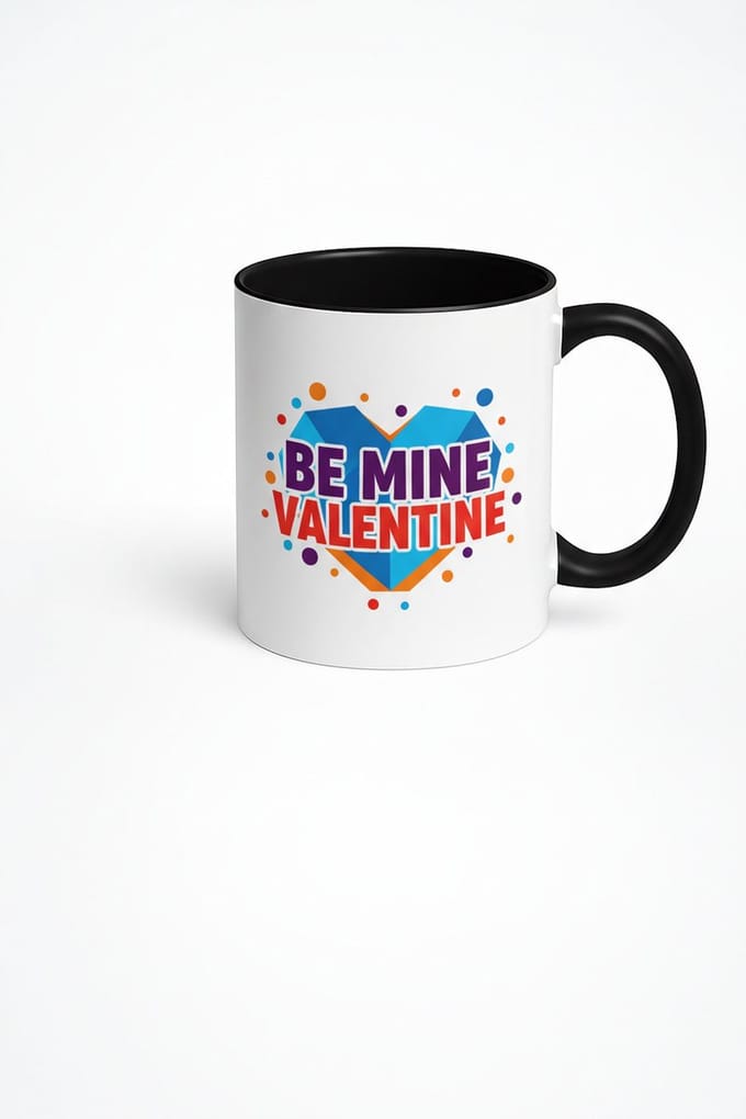 Valentijn Mok 'Be Mine Valentine' - Romantisch Cadeau Hart Design