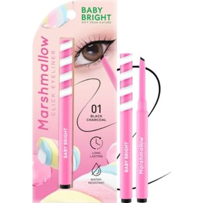 Baby Bright - Marshmallow Click Eyeliner 01 Black Charcoal