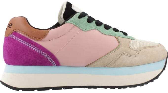 SUN68 Kelly Multicolor Sneakers Laag - beige - Maat 39