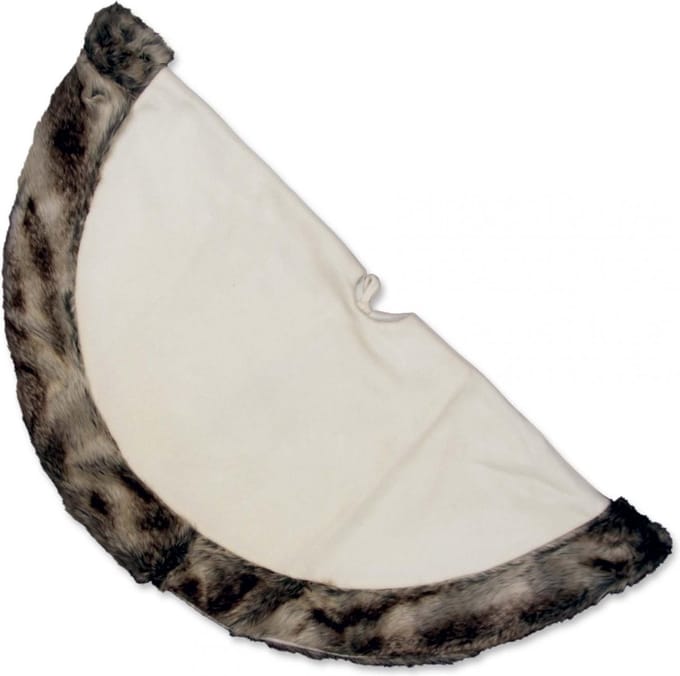 Unique Living - Cosy Christmas treeskirt 90cm Ø white - Kerstboomkleed