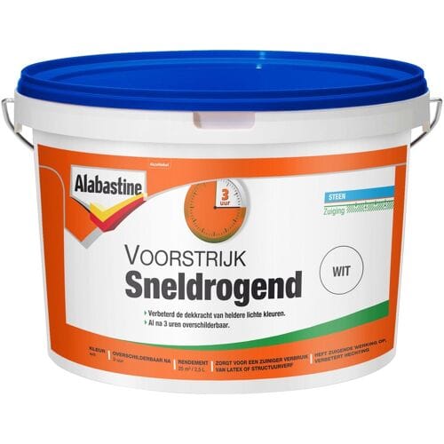 Alabastine Voorstrijk Primer - Muur En Plafond - Wit - 2,5l