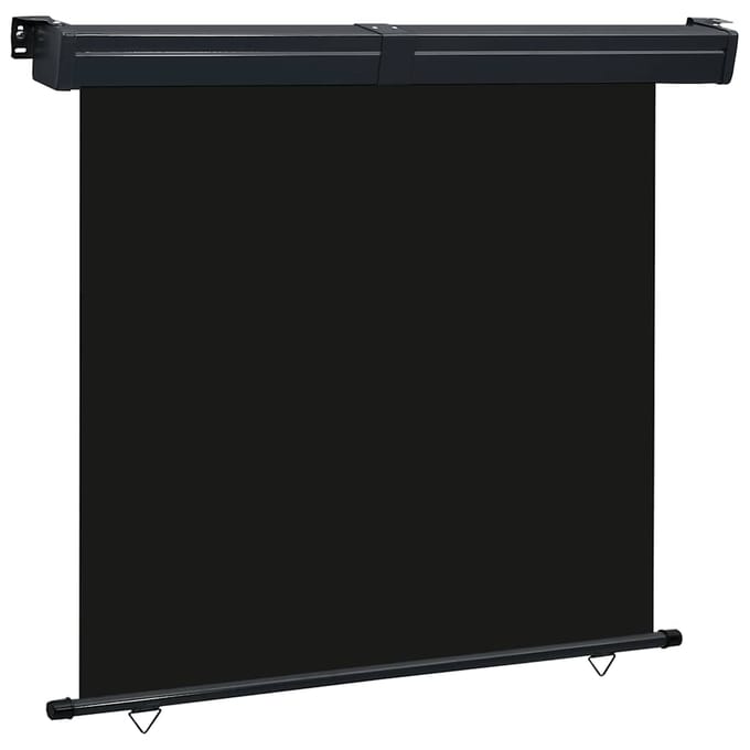 vidaXL - Balkonscherm - 175x250 - cm - zwart