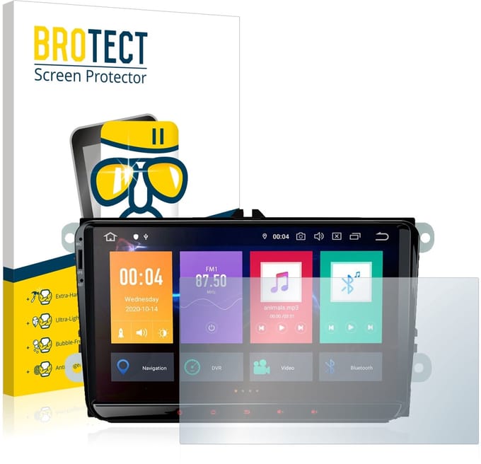 Screenprotector voor Xtrons PBE90MTVL Beschermglas transparant