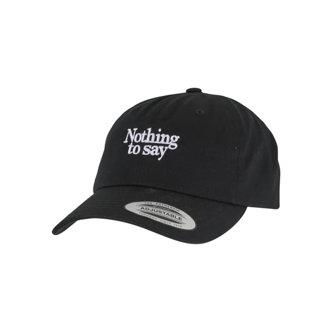 Mister Tee - Nothing To Say Wooly Combed Verstelbare pet - Zwart
