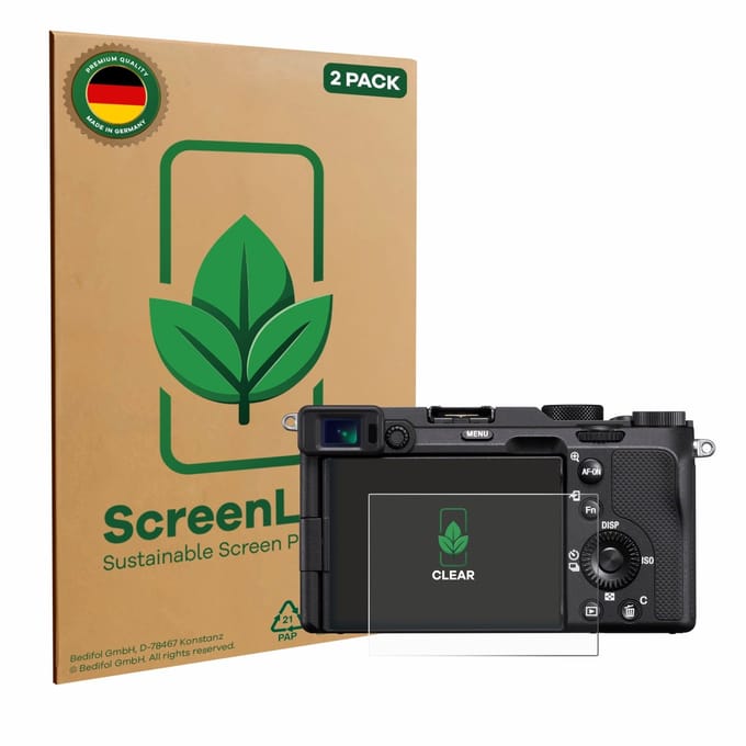 2 Stuks Screenprotector voor Sony A7C - Hoogwaardige Beschermfolie transparant