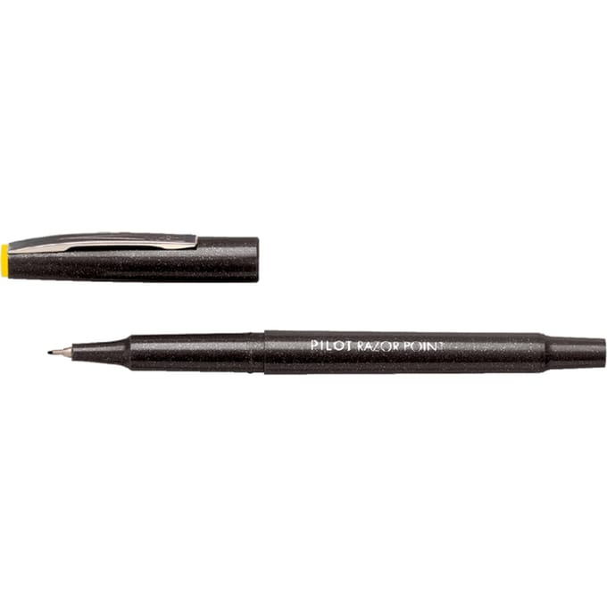 Fineliner PILOT Razor Point SW-10 PP zwart 0.4mm