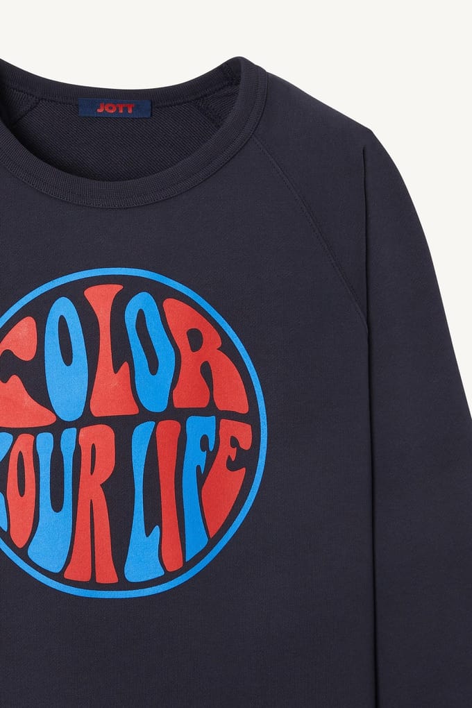 JOTT Parati Funday Sweatshirt Navy Taglia: S | Maglioni a maglia Outlet | Donna | Blu