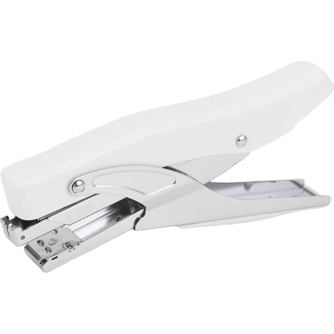 Tangnietmachine 20 vel capaciteit arbeidsbesparend lichtgewicht draagbare handheld nietmachine voor fabriek white