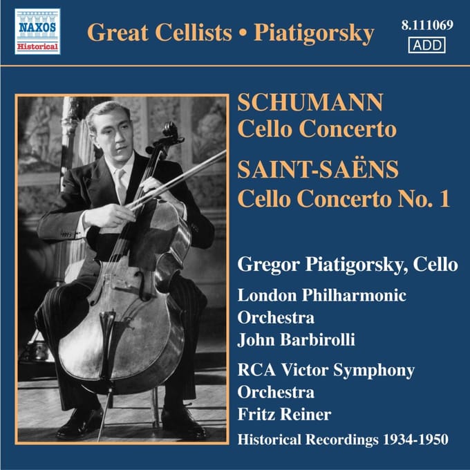 Gregor Piatigorgsky, London Philharmonic Orchestra, John Barbirolli - Cello Concertos (CD) (Remastered)