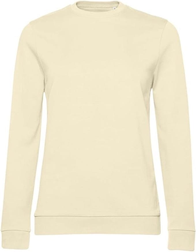 B&C Dames/dames Set-in Sweatshirt (Lichtgeel)