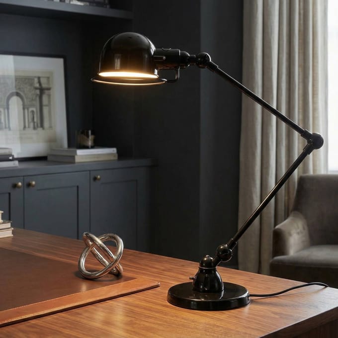 Jieldé Signal SI333 tafellamp met voet, zwart