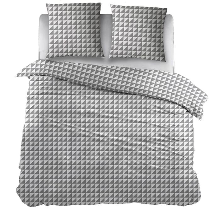 Snoozing Chanel Dekbedovertrek - Extra breed - 260x200/220 cm - Grey