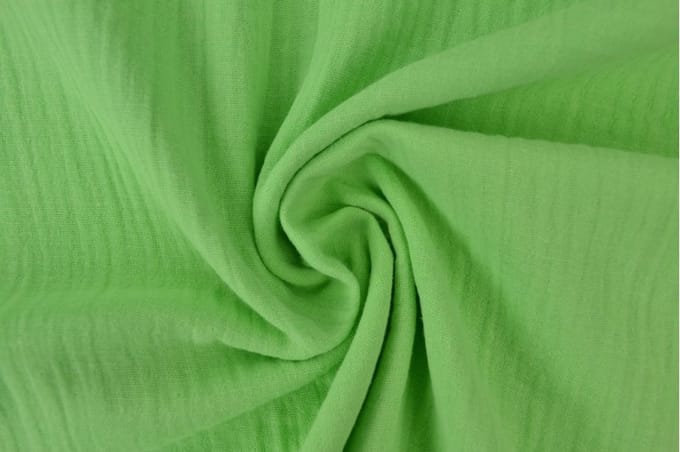 10 meter mousseline stof - Mintgroen - 135cm breed