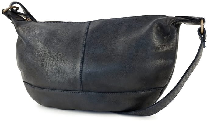Bear Design Aimy Leren Buideltas Schoudertas - Navy Blauw