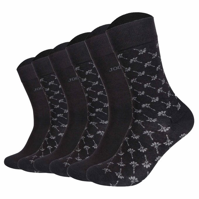 JOOP! Sokken Premium Essential Iconic Socks 6P Set van 6