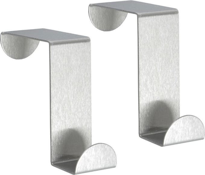 Deurhaak Edelstaal 2 stuks - Ophanghaak - Deurhanger - Deurkapstok