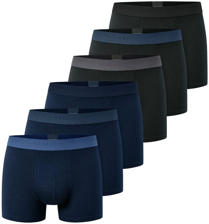 SCHIESSER Boxershorts 6PACK Shorts "95/5" Set van 6
