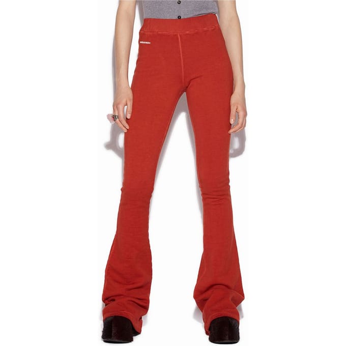 Flared sweatshirtbroek met hoge taille Dsquared2