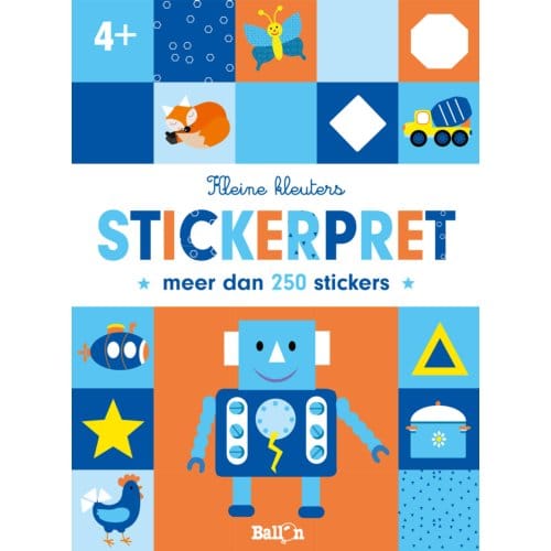 Stickerpret 4+ - Kleine Kleuters