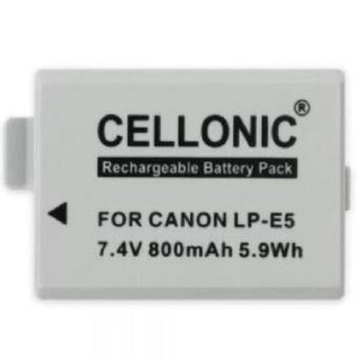 Batterij voor Canon EOS 1000D EOS 500D EOS 450D EOS Rebel 800mAh LP-E5
