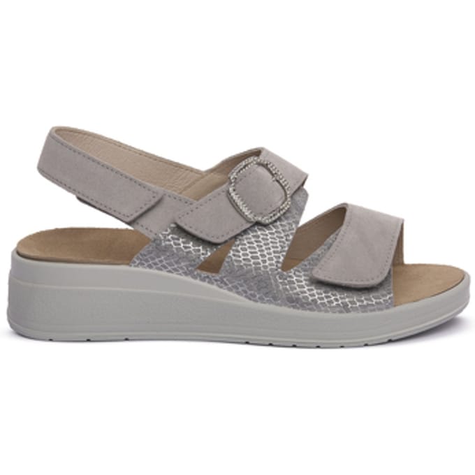 Sandalen met sleehak Grunland GRIGIO 59DIDA