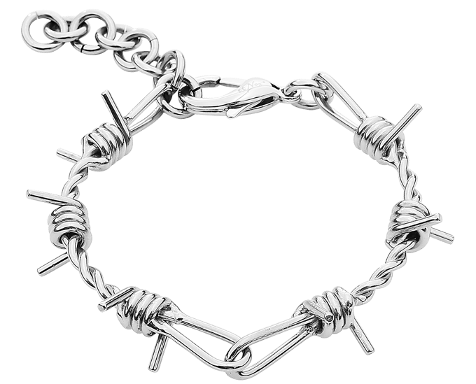 etNox hard and heavy Armband - Barbed Wire - standaard