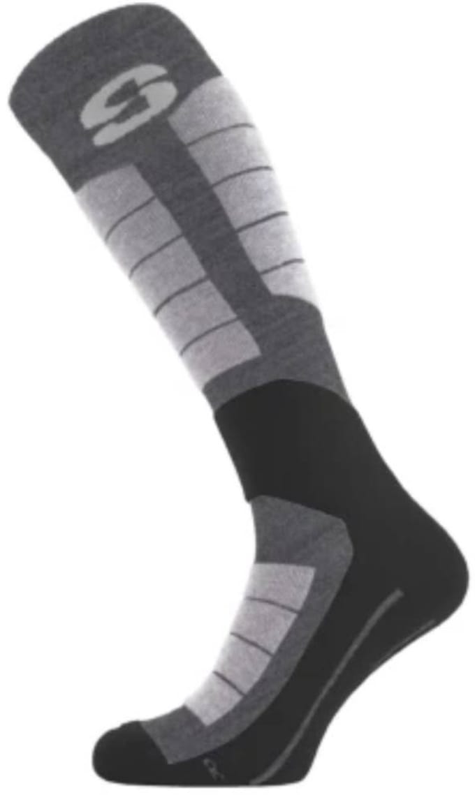 SINNER SKI SOCKS MERINO SINGLE PACK - Zwart - Unisex - Maat 36-38