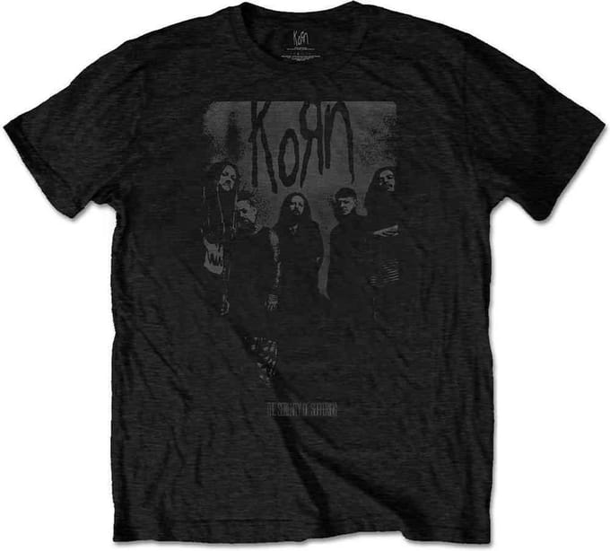 Korn - Knock Wall Heren T-shirt - M - Zwart