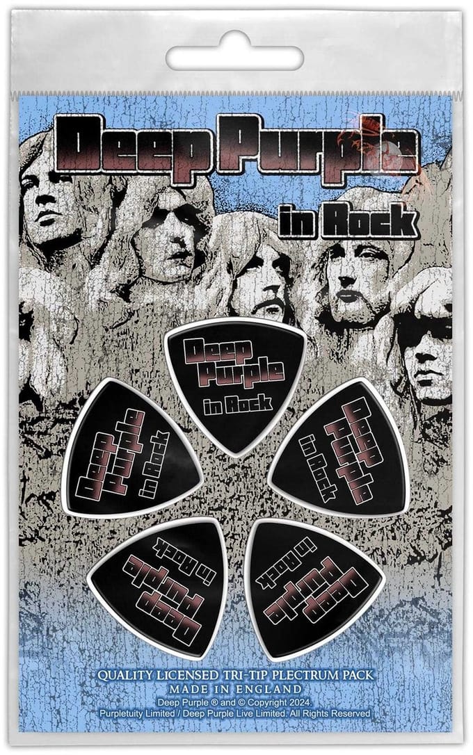 Deep Purple - In Rock Plectrum - Zwart