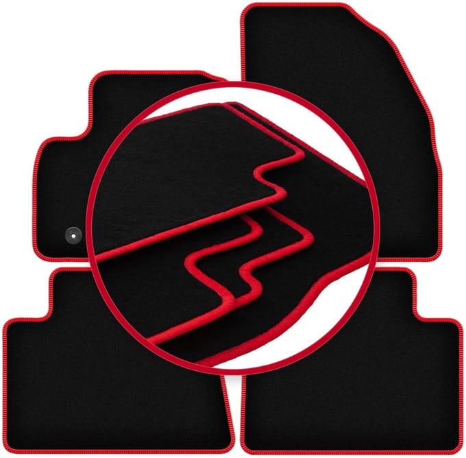 CARLUX-RED automatten voor: Ford Kuga MK1 SUV (2011-2013)