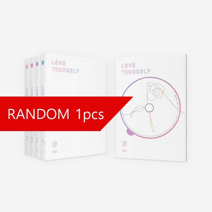 BTS - Het vijfde mini-album LOVE YOURSELF 'Her' [L+O+V+E 4] RANDOM 1PCS white