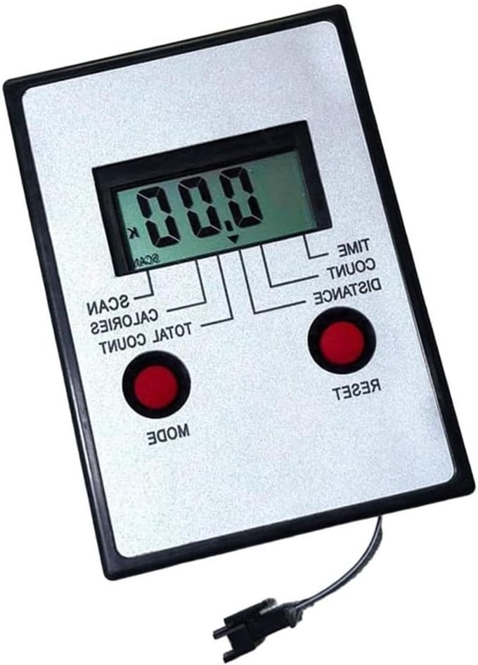 Roeitrainer Display - Vervangend Scherm Monitor - Training Bijhouden - Multifunctioneel Display - 12 x 8 cm - Zwart Wit