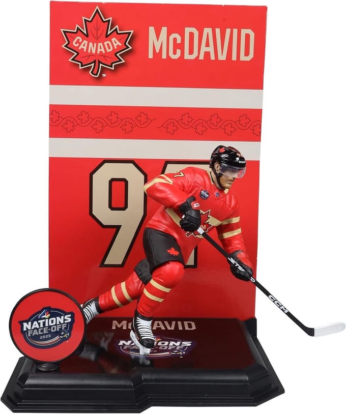 Connor McDavid NHL Posed Figure - Team Canada 7 inch