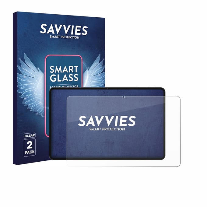 2 Stuks Savvies Screenprotector - geschikt voor Teclast T60 Pro - beschermfolie glas transparant