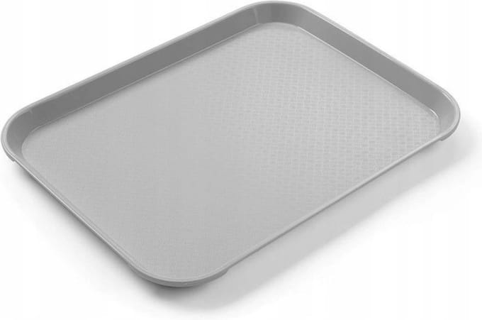 HENDI Compact fastfood dienblad – lichtgrijs – 265x345 mm – polypropyleen