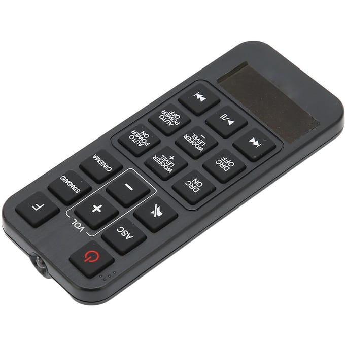 Télécommande de remplacement pour barre de son sans fil LG black