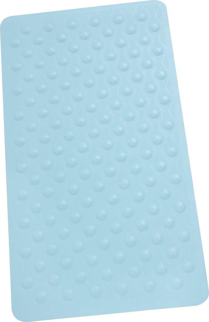 Rubberen Antislip Douchemat JORAN - Blauw -54 x 54 cm - Badmat