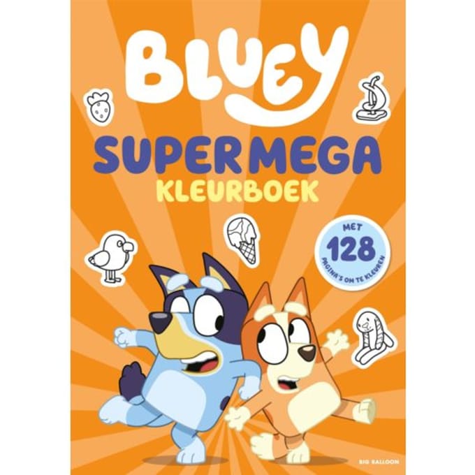 Super Mega Kleurboek - Bluey