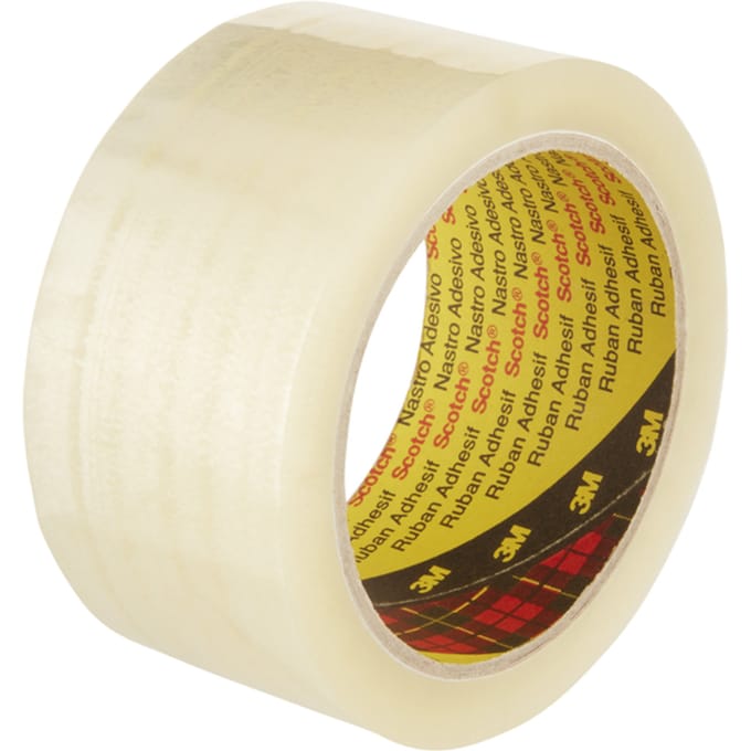 Verpakkingstape Scotch 371 50mmx66m transparant PP 6 rollen