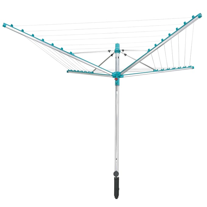 Leifheit droogmolen Linomatic 400 easy incl. bodemhuls - 40 m drooglengte - 4 wasmachineladingen