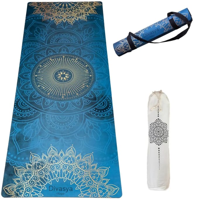 Recycled Microfiber Yogamat Divasya-Yoga 002