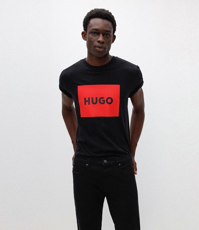 HUGO T-shirt Dulive222 Set van 1