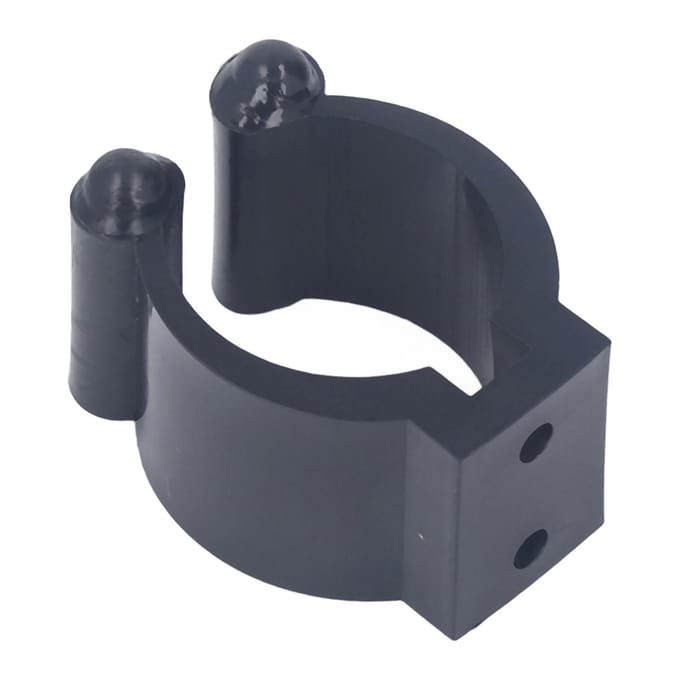 20 Stuks Zwembad Keu Clips Draagbare Keu Houder Rek Clip met Oor Biljart Benodigdheden L 23mm ID black
