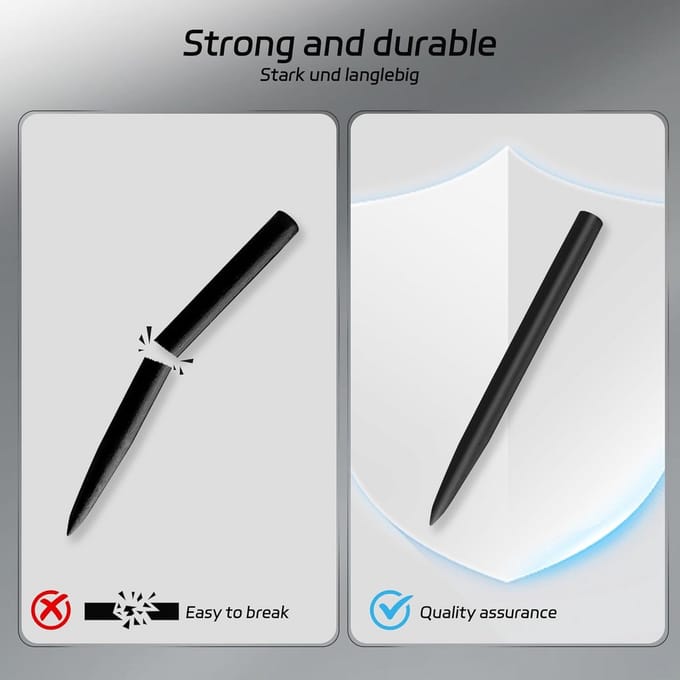 Dartpunten Vervangend Zwart Gecoat 30mm - 15 Stuks