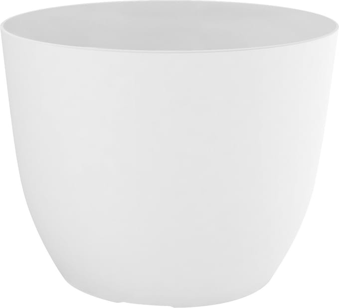 Bloempot Buiten Rond Conca Pure 38cm WIT Nicoli
