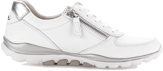 Gabor rollingsoft sensitive 86.968.51 - dames rollende wandelsneaker - Wit - maat 38.5 (EU) 5.5 (UK)