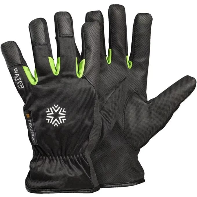 Beschermhandschoenen van synthetisch leer, wintervoering TEGERA