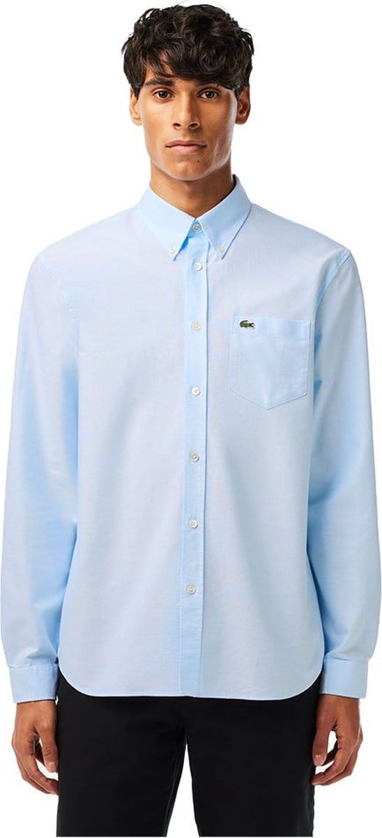 Lacoste Ch1911-00 Overhemd Met Lange Mouwen Blauw S Man