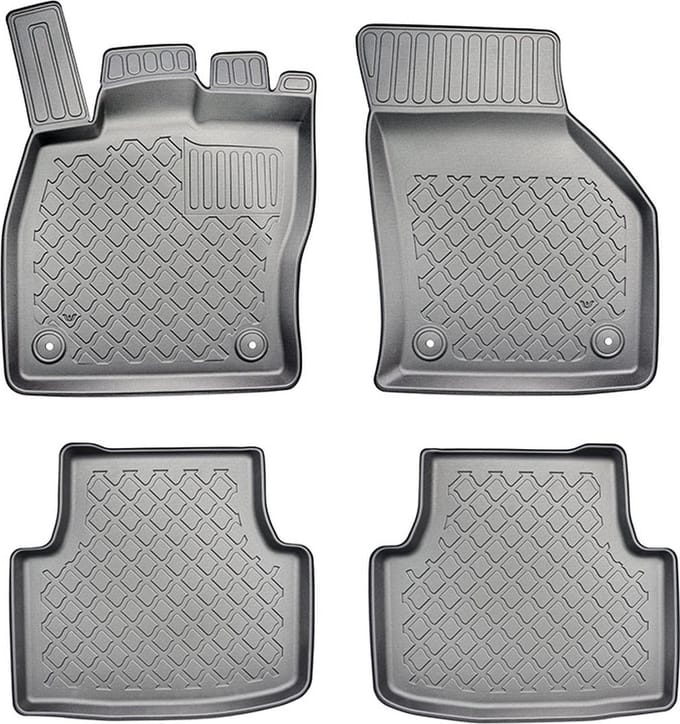 3D Automatten voor Seat Leon 4 (KL), Cupra Leon en Volkswagen Golf 8 Variant (vanaf 2020-) - 4-delig - TPE-Rubber