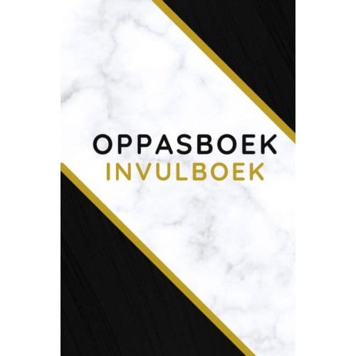Oppasboek Invulboek - Gold Arts Books